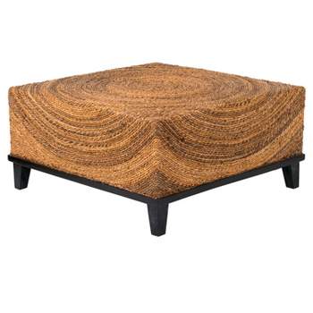 Chickasaw Abaca Square Coffee Table - Brown - East At Main