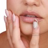 SOHI Women's Crystal Silver Gilded Nail Ring - 4 of 4