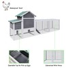 122'' Large Wood Chicken Coop, 2 Story Hen House for 3-5 Chickens,Outdoor Chicken Run with Nesting Box & Pull-on Tray, Rabbit Hutch for Small Animals - 4 of 4