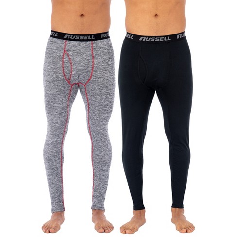 Russell Men's L2 Performance Baselayer Thermal Pant, 2 Pack Bundle