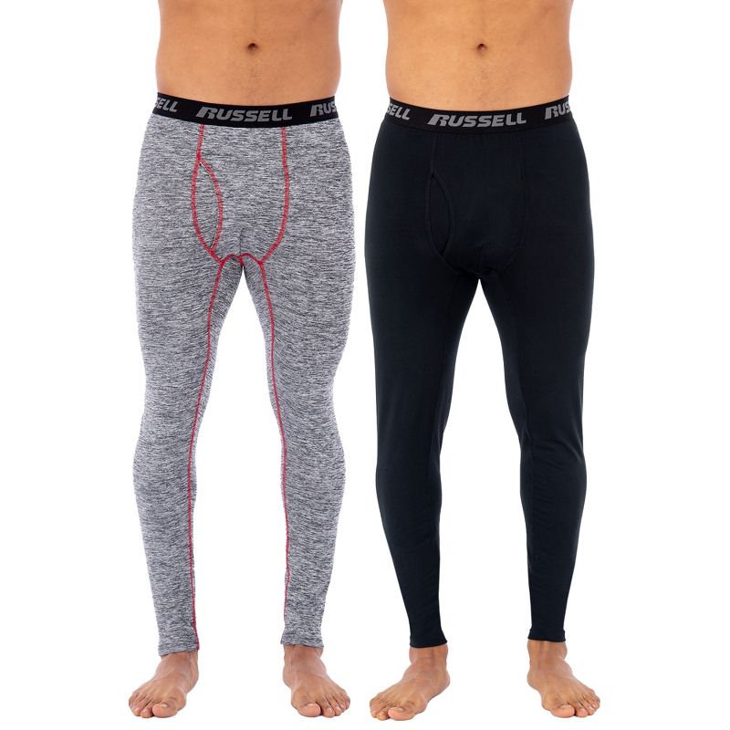Russell Men's L2 Performance Baselayer Thermal Pant, 2 Pack Bundle, 1 of 3