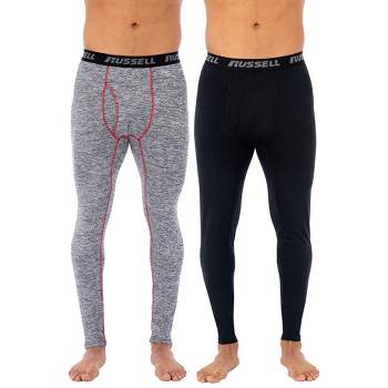 Russell Men's L2 Performance Baselayer Thermal Pant, 2 Pack Bundle