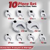 Crows Foot Wrench Set (Metric) Easily Access Hard-To-Reach Areas, Includes Sizes: From 10MM to 24MM - 10-Piece Kit With Clip-on Organizer - 4 of 4