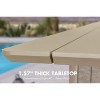 PURPLE LEAF  Patio Conversation Sets with Coffee Table All Weather Outdoor Couch Sectional Set with Cushion Small Conversation Set - 4 of 4