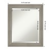 Amanti Art Grand Narrow Beveled Framed Bathroom Vanity Wall Mirror - 3 of 4
