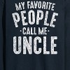Men's - Instant Message - My Favorite People Call Me Uncle Long Sleeve Graphic T-Shirt - 2 of 4