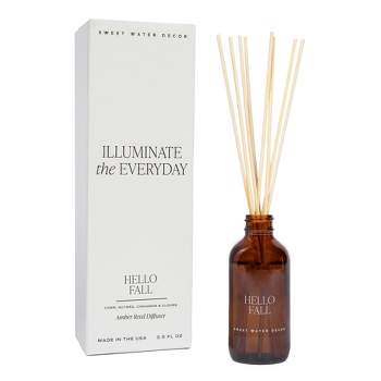 Sweet Water Decor Hello Fall Amber Reed Diffuser - 3.5oz