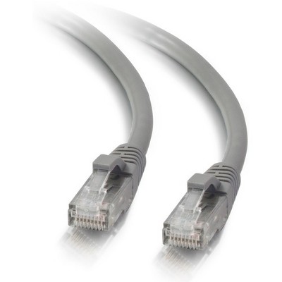 C2G 7ft Cat5e Snagless Unshielded (UTP) Network Patch Ethernet Cable - Gray - Category 5e for Network Device - RJ-45 Male - RJ-45 Male - 7ft - Gray