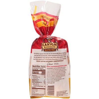 Canyon Bakehouse Gluten Free Plain Bagels - 14oz/4ct