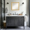 Amanti Art Owen Gold Beveled Wood Framed Bathroom Vanity Wall Mirror - 4 of 4