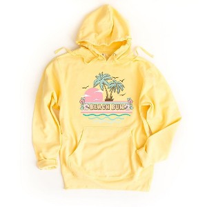 Simply Sage Market Women's Graphic Hoodie Beach Bum Stripes - 1 of 2