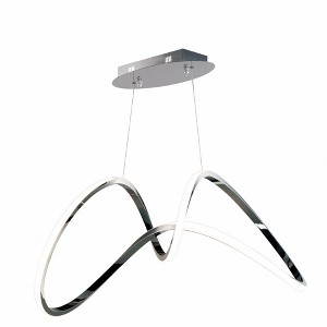 ET2 Lighting Perpetual 1 - Light Pendant in  Black Chrome - 1 of 1