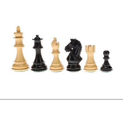 WE Games Luxury Staunton Bridle Knight Chess Pieces,  4 inch king
