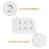 INSPIRE CHIC Women's Hooks Strap Adapter Underwear Bra Extender 3 Rows 2 Hooks - 4 of 4