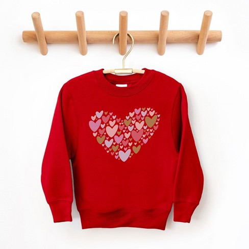 The Juniper Shop Heart Of Hearts Youth Graphic Sweatshirt Xl Red Target