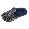 Roxoni Women's Tight-Knit Clog Slippers with Fleece Trim, Cushioned Insole & Non-Slip Sole - 3 of 4