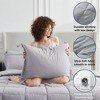 BAGOKIE 5/7 PCS Bed in a Bag Reversible Bedding Set with Comforter, Sheets, Pillow Sham, Pillowcase - 2 of 4