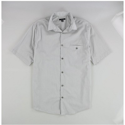 Alfani Mens Stretch Modern Button Up Shirt