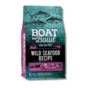 Boat To Bowl Fish, Salmon and Wild Seafood Flavor Recipe Dry Cat Food - 3.5lbs - 1 of 4