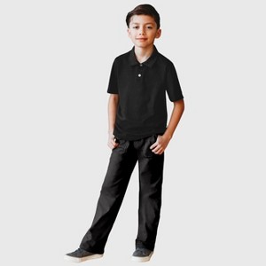 City Threads Boys Soft Cotton 3-Pocket Jersey Pants - UPF 50+ - USA-Made - 1 of 4