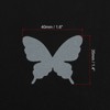 Unique Bargains Crafts DIY Wedding Organza Butterfly Ornament Appliques 20 Pcs - 2 of 4