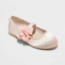 Toddler Girls' Gianna Slip-On Ballet Flats - Cat & Jack™ Pink 12
