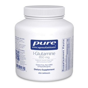 Pure Encapsulations L-Glutamine 850 mg - Immune and Digestive Support, Gut Health and Lining Repair, Metabolism, and Muscle Support* - 1 of 4