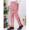 Lars Amadeus Men's Classic Fit Flat Front Business Work Prom Striped Pants  Red White 28 : Target