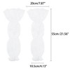 INSPIRE CHIC Women's Lace Floral Pearl Bowknot Polka Point Arm Fingerness Length Sleeves for Elegant Bridge Wedding Gloves 1 Pair - 2 of 4