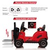 12V Ride On Forklift Car, Kids Battery Powerd Electric Ride On Car with Liftable Fork and Pallet, Remote Control, Music - 3 of 4