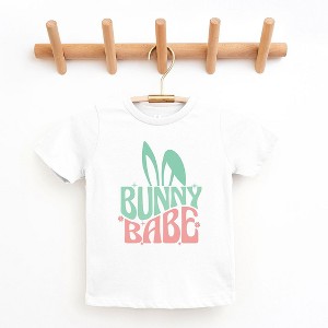 The Juniper Shop Bunny Babe With Ears Toddler Short Sleeve Tee - 1 of 2