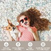 coucheta Multi-size Washable Floral Area Rugs for Living Room, Soft Vintage Low Pile Non Slip Stain Resistant Print Carpet, for Bedroom Dining Room - 4 of 4