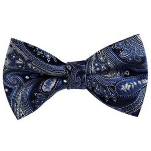 Men's Paisley Color 2.75 W And 4.75 L Inch Pre-Tied adjustable Bow Ties - 1 of 3