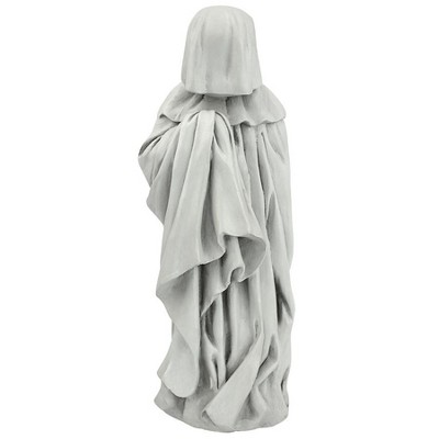 Medium Gray Resin French Pleurant Weeper Statue
