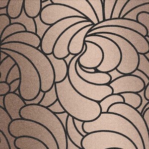 Bananas Bling Rose Gold and Black Abstract Paste the Wall Wallpaper - 1 of 4