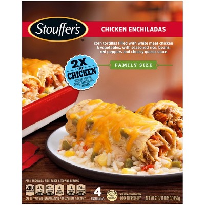 Stouffer's Frozen Chicken Enchiladas Family Size - 30oz