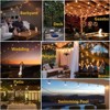 Itopfox Outdoor LED String Lights 100FT Heavy-Duty Patio Lights with 32 Dimmable Shatterproof Bulbs for Gazebo Pergola Bistro - 4 of 4
