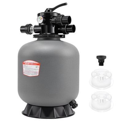 VEVOR Swimming Pool Sand Filter 18-Inch 35 GPM with Preloaded Filter ...