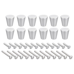 Unique Bargains Aluminum Alloy Decorative Dressing Table Wardrobe Knobs 12 Pcs - 1 of 4