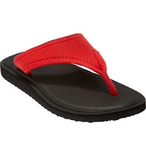 Comfortview Women's The Sylvia Soft Footbed Thong Slip On Sandal (Wide Widths Available) - 1 of 4