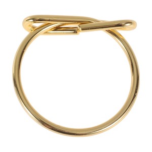 Unique Bargains Napkin Rings Knot Design Iron Gold Tone 1 Pc - 1 of 3