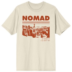 Adventure Society Nomad Canyon Landscape Men's Natural T-Shirt - 1 of 4