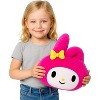 Hello Kitty My Melody Head Shaped Squishy Cloud 11 x 13 Inch Plush Pillow - 3 of 4