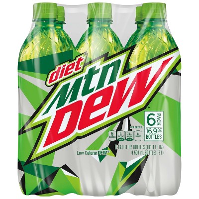 Diet Mountain Dew Citrus Soda - 6pk/16.9 fl oz Bottles