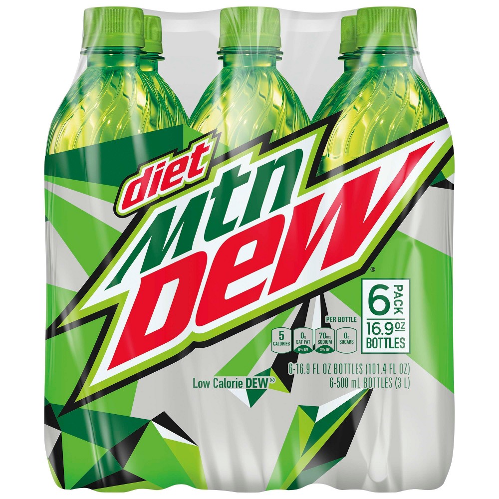 UPC 012000107351 product image for Diet Mountain Dew Citrus Soda - 6pk/16.9 fl oz Bottles | upcitemdb.com