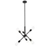 Elegant Lighting Axel 6 Lights Black Pendant - 2 of 4