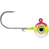 VMC Neon Moon Eye 1/4 Oz. 3D Holographic Jig - 4 Pack - Pink Fire UV - 2 of 2