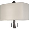 360 Lighting Ammon Rustic 66 3/4" Tall Standing Floor Lamp Sculpture Pull Chain Black Faux Wood Finish Living Room Bedroom House Reading Office - 3 of 4