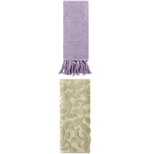 REGALWOVEN 2 Packs Soft Absorbent Cotton Hand Towels with Tassels 14" x 30" - 1 of 4