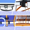 YONWAY 9ft Mid-Size Table Tennis Table Foldable & Portable Ping Pong Table Set for Indoor Games with Net, 2 Table Tennis Paddles and 3 Balls - 4 of 4